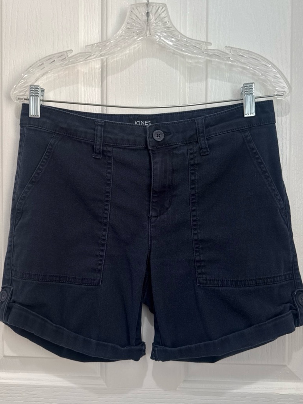 Jones New York Black Casual Roll-Cuff Shorts - Women’s Size 4 - Like New